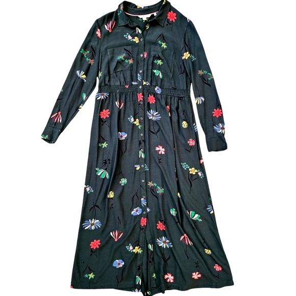 Boden Green Jessie Maxi Shirt Dress - Picture 2 of 10